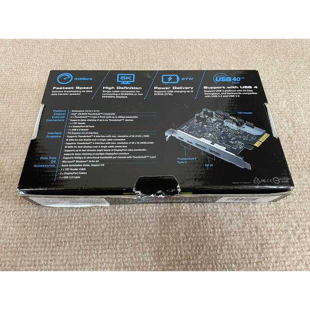 ASRock thunderbolt 4 aic 増設カード 1