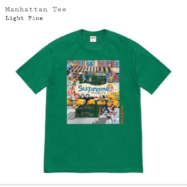 supreme manhattan tee Lサイズ - icaten.gob.mx