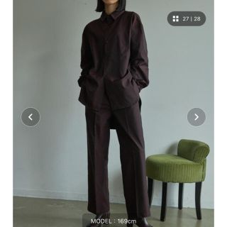 ザラ(ZARA)の完売品　vacancy セットアップ　タマムシ シャツジャケット　パンツ(シャツ/ブラウス(長袖/七分))