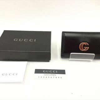 グッチ(Gucci)の〇〇GUCCI グッチ キーケース　6連キーケース　レザー 033 0416 0897 ブラック(その他)