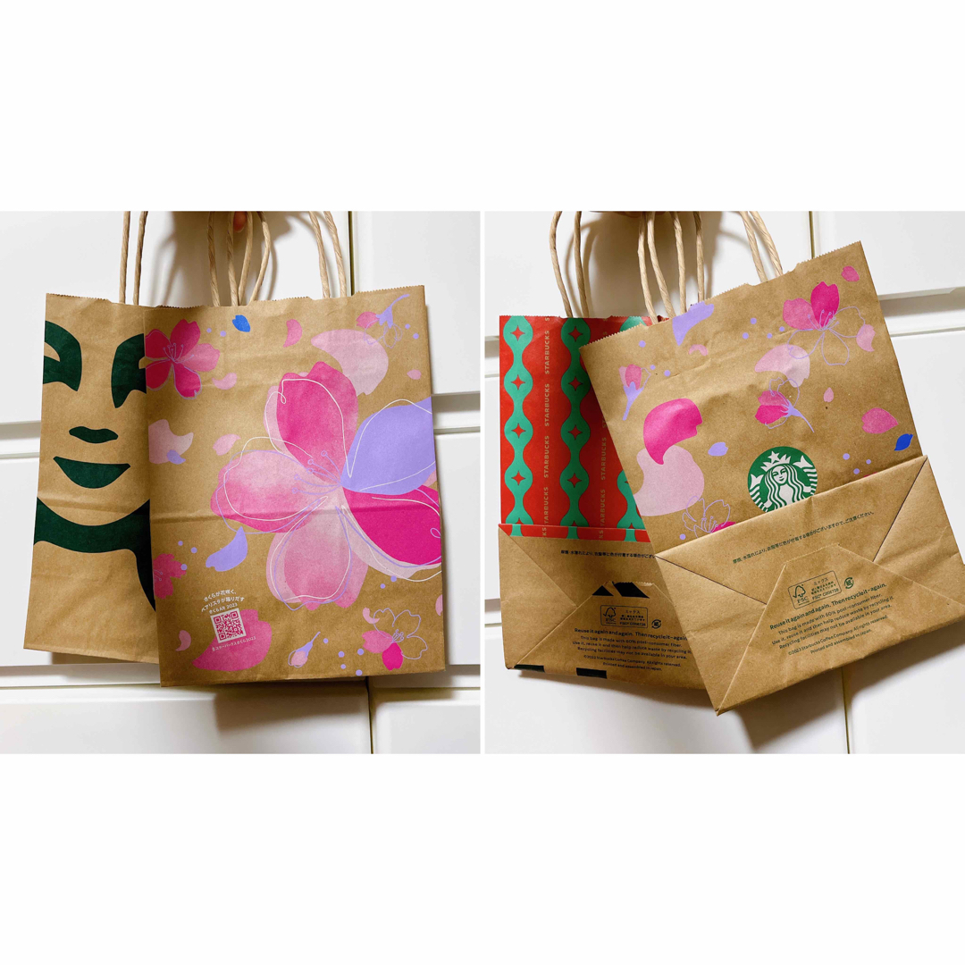 Starbucks Coffee(スターバックスコーヒー)のStarbucks(スターバックス) TOGOバッグ 紙袋 ショップ袋 スタバ レディースのバッグ(ショップ袋)の商品写真