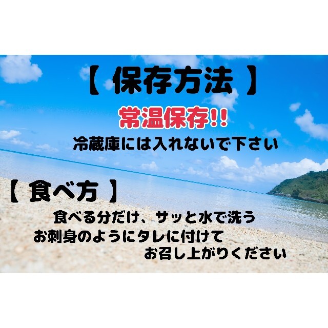 沖縄県産 海ぶどう 茎付き3000g“ 商品の説明⚠️必読