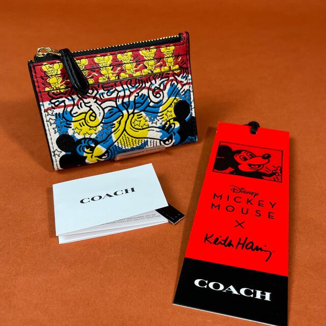 COACH(コーチ)のCOACH ディズニー キースヘリング ミッキーマウス IDケース C7434 レディースのファッション小物(パスケース/IDカードホルダー)の商品写真