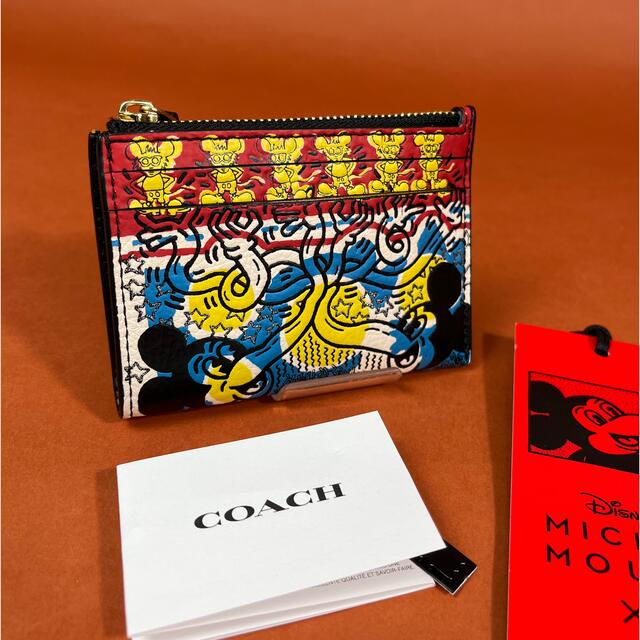 COACH(コーチ)のCOACH ディズニー キースヘリング ミッキーマウス IDケース C7434 レディースのファッション小物(パスケース/IDカードホルダー)の商品写真