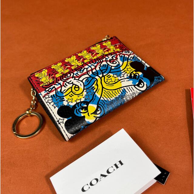 COACH(コーチ)のCOACH ディズニー キースヘリング ミッキーマウス IDケース C7434 レディースのファッション小物(パスケース/IDカードホルダー)の商品写真