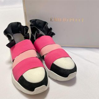 【正規品美品】EMILIO PUCCI エミリオプッチ スニーカー 24センチ