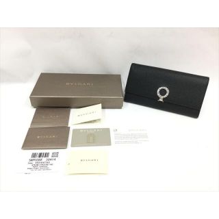 ブルガリ(BVLGARI)の〇〇BVLGARI ブルガリ 長財布 レザー メンズ 30414 ブラック(財布)