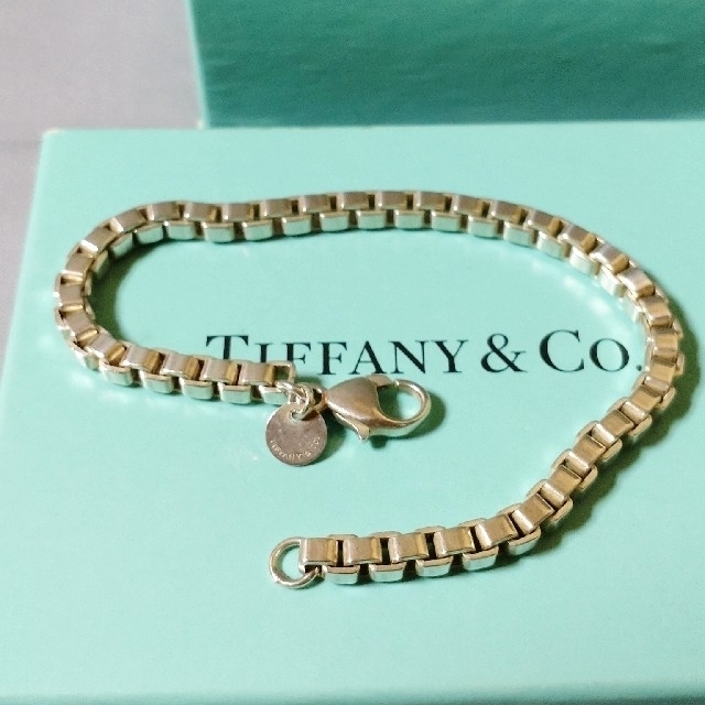 銀製/Tiffany/ベネチアブレスレット/袋附き/SILVER925/装飾品/