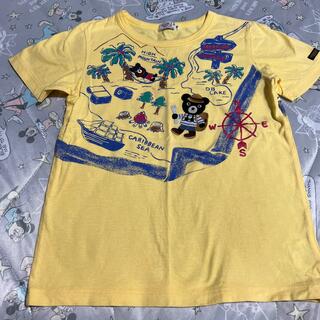 ダブルビー(DOUBLE.B)のミキハウス ダブルB  Bくん 半袖Tシャツ 140 黄色(Tシャツ/カットソー)