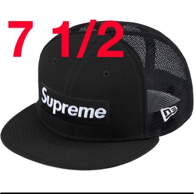 Supreme Box Logo Mesh Back New Era 7-1/2キャップ