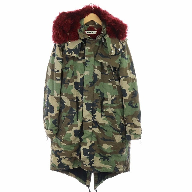 素敵な OFF-WHITE - オフホワイト モッズコート ミリタリーコート