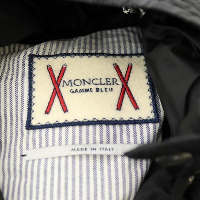 MONCLER(モンクレール)のモンクレール ガムブルー ダウンジャケット アウター 中綿 比翼 1 S 黒 メンズのジャケット/アウター(ダウンジャケット)の商品写真