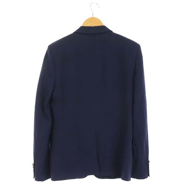 サンローランパリ 14AW テーラードジャケット ブレザー 金ボタン 48 紺