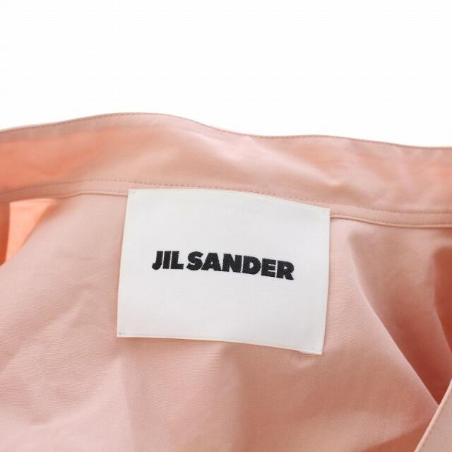 Jil Sander(ジルサンダー)のジルサンダー ブラウス シャツ ノーカラー 半袖 34 S ピンク レディースのトップス(シャツ/ブラウス(半袖/袖なし))の商品写真