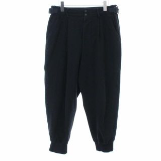 ワイスリー(Y-3)のワイスリー ヨウジヤマモト クラシックウールフランネルカフパンツ XS 黒(スラックス)