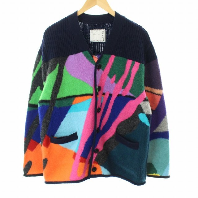 大特価!!】 sacai × KAWS コラボセーター マルチカラー 1 size