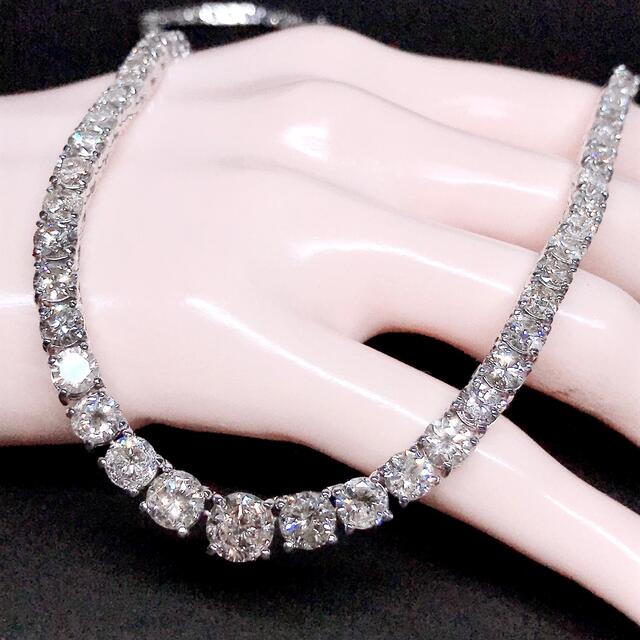 美品   ネックレス Pt850 ダイヤ0.303ct　    レディース