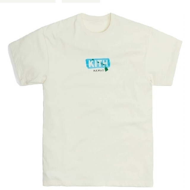 KITH HAWAII   BOX LOGO TEE-TOFU  ハワイ限定　L