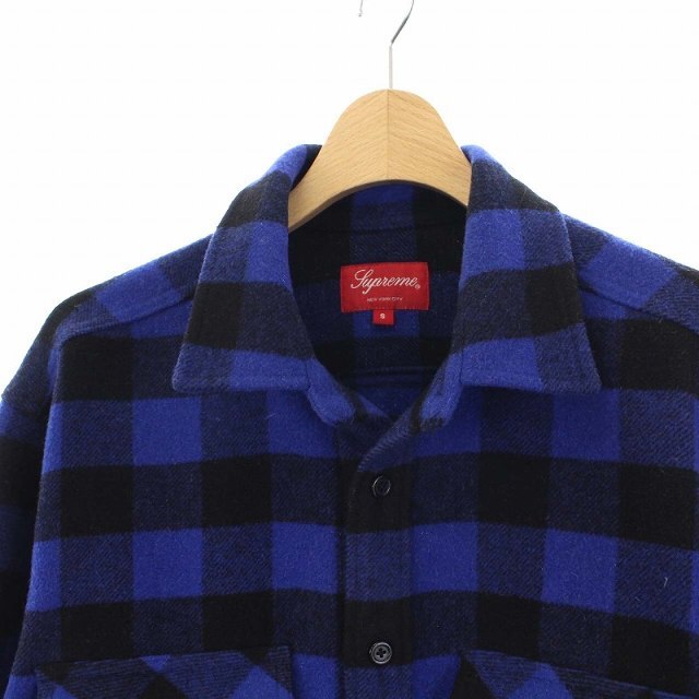 シュプリーム 1-800 バッファローチェックウールシャツ S | sweatreno.com