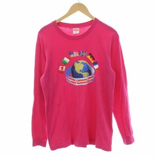 シュプリーム メンズのTシャツ・カットソー(長袖)(グリーン・カーキ ...