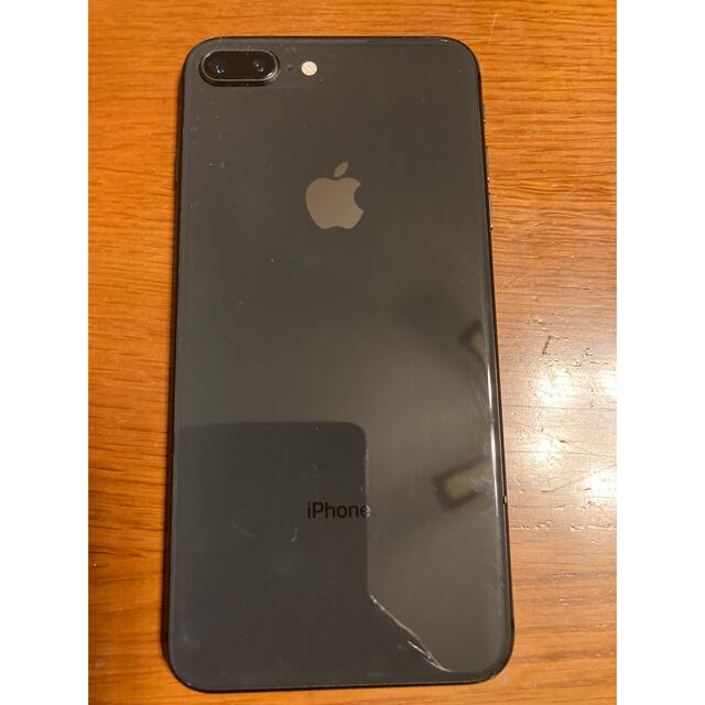 iPhone(アイフォーン)のiPhone 8 Plus Space Gray 256 GB  スマホ/家電/カメラのスマートフォン/携帯電話(スマートフォン本体)の商品写真