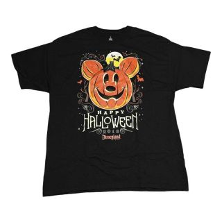 美品 ディズニーパーク 2018 ハロウィン パンプキンミッキー グローTシャツ(Tシャツ/カットソー(半袖/袖なし))