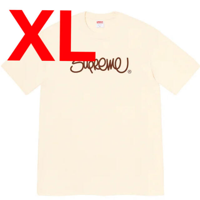 Supreme(シュプリーム)のSupreme Handstyle Tee "Natural"  XL メンズのトップス(Tシャツ/カットソー(半袖/袖なし))の商品写真
