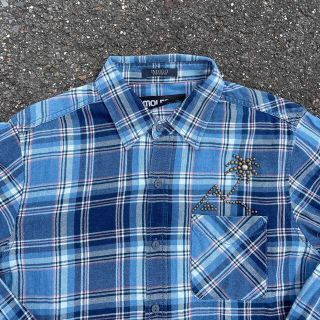 アートヴィンテージ(ART VINTAGE)のvintage スタッズチェックシャツ(シャツ)