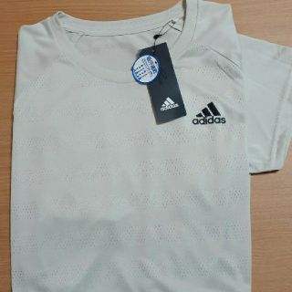 アディダス(adidas)のadidasアディダスクルーネックTシャツ　スポーツTシャツ　L(Tシャツ/カットソー(半袖/袖なし))