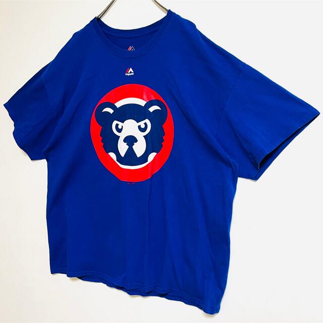Majestic(マジェスティック)のUS古着 マジェスティック MLB シカゴ・カブス マスコットT サイズXXL メンズのトップス(Tシャツ/カットソー(半袖/袖なし))の商品写真