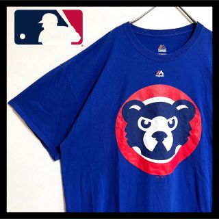 マジェスティック(Majestic)のUS古着 マジェスティック MLB シカゴ・カブス マスコットT サイズXXL(Tシャツ/カットソー(半袖/袖なし))