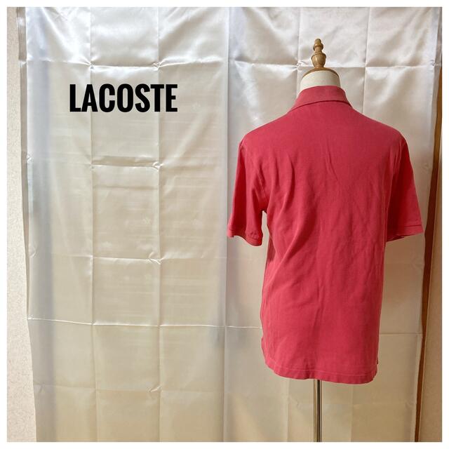 LACOSTE(ラコステ)の鮮やかなピンク　ラコステ　ポロシャツ レディースのトップス(ポロシャツ)の商品写真