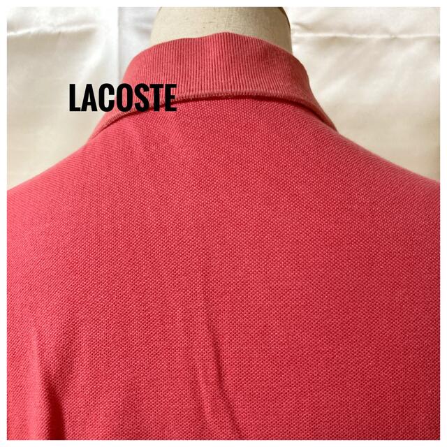 LACOSTE(ラコステ)の鮮やかなピンク　ラコステ　ポロシャツ レディースのトップス(ポロシャツ)の商品写真