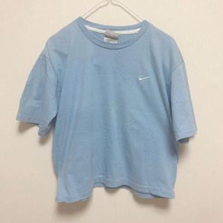 ナイキ(NIKE)のNIKE ナイキ Tシャツ ロゴ 水色 ストリート アディダス (Tシャツ/カットソー(半袖/袖なし))