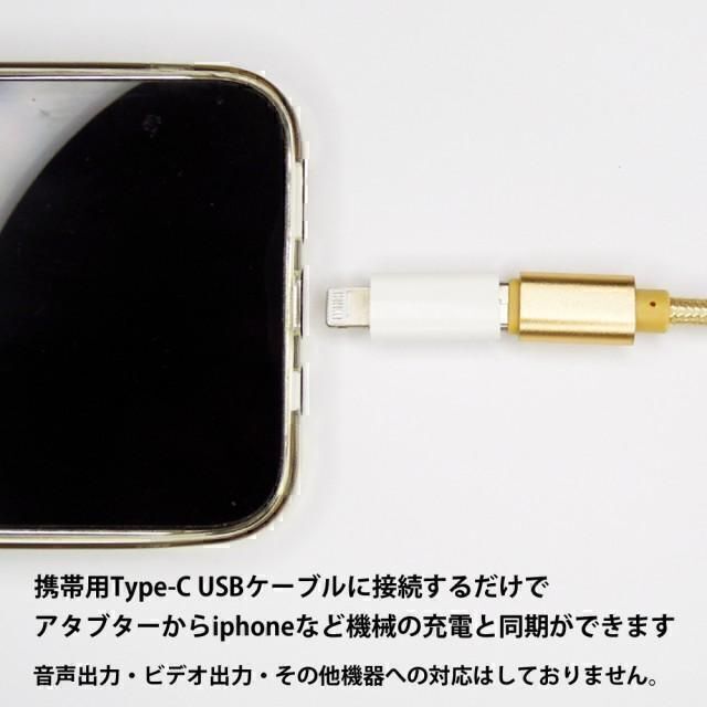 Type-C➡︎Lightning 変換アダプター 充電 他 iPhone接続！ スマホ/家電/カメラのスマートフォン/携帯電話(バッテリー/充電器)の商品写真