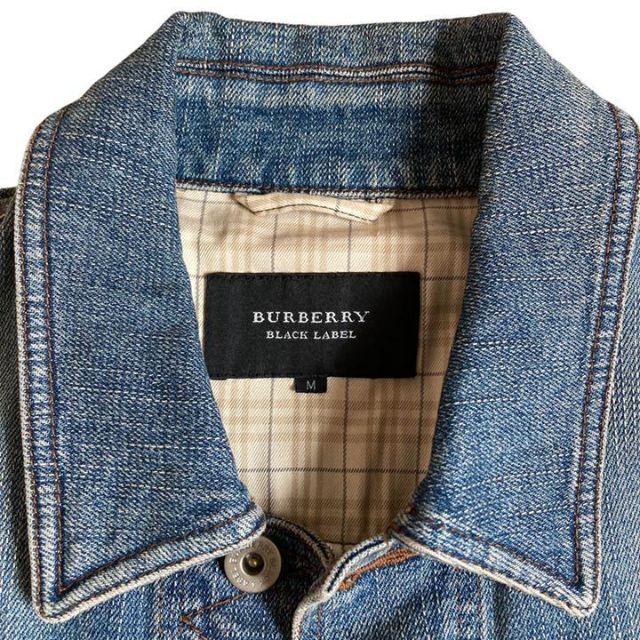 BURBERRY BLACK LABEL(バーバリーブラックレーベル)の★美品★BURBERRY BLACKLABEL★デニムジャケット★ノバチェック★ メンズのジャケット/アウター(Gジャン/デニムジャケット)の商品写真