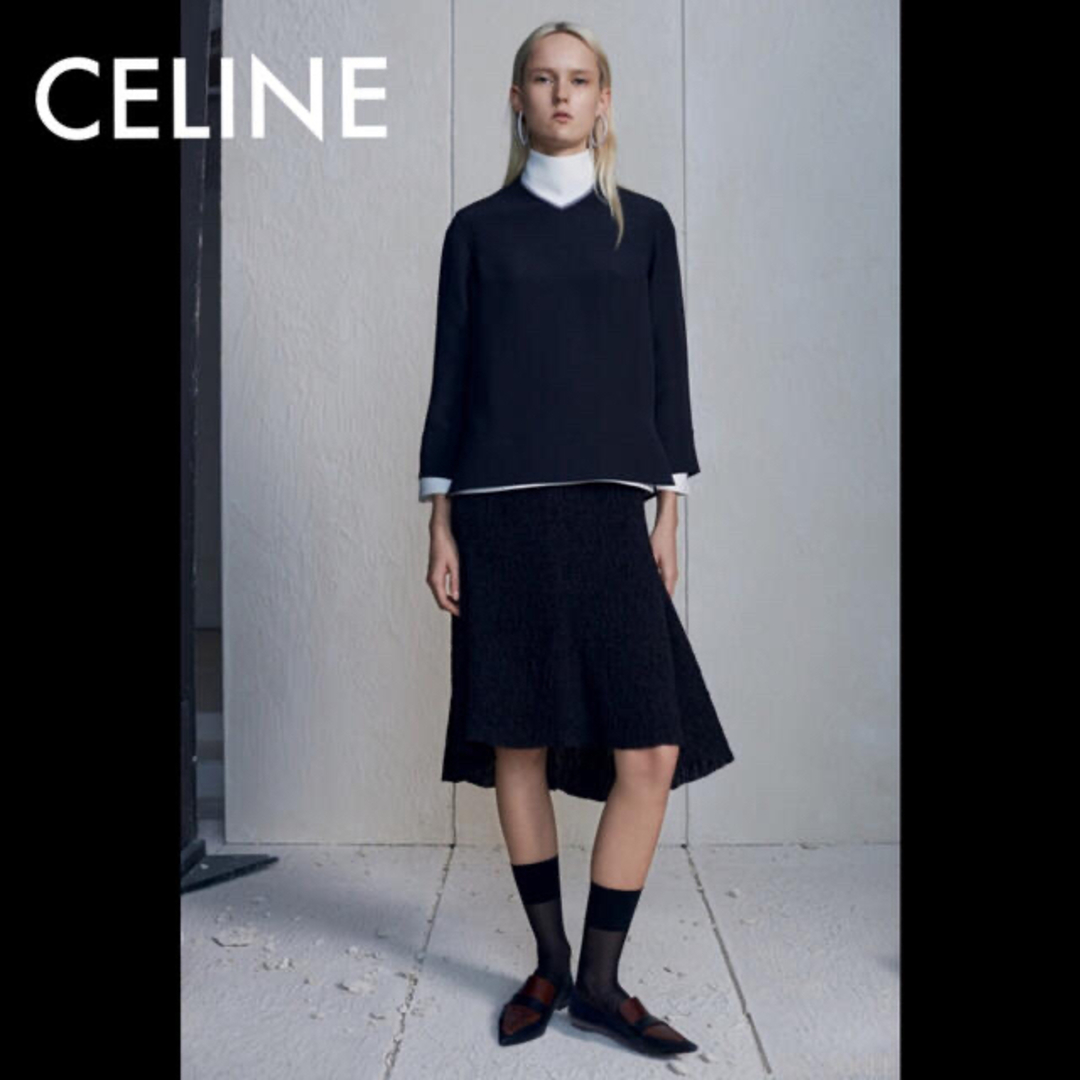 セリーヌ CELINE ブラウス シルク フィービー期　シャツ