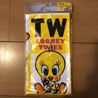 新品 Tweety ランチクロス 黄色 お弁当包み　トゥイーティー(弁当用品)