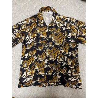 TIGER GAUZE ALOHA SHIRT XL