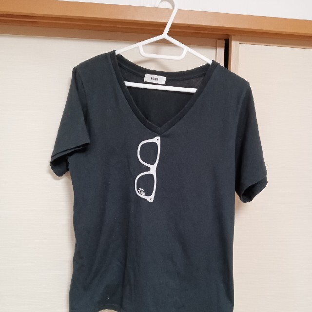 RODEO CROWNS(ロデオクラウンズ)のRODEO CROWNS VネックTシャツM レディースのトップス(Tシャツ(半袖/袖なし))の商品写真