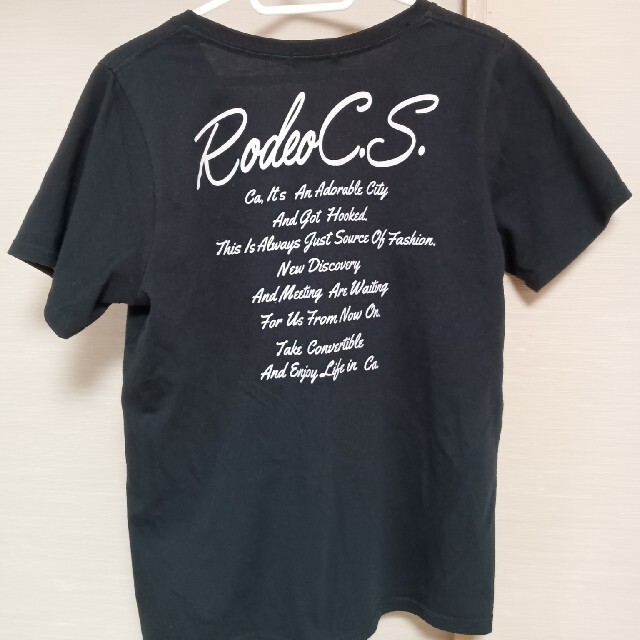 RODEO CROWNS(ロデオクラウンズ)のRODEO CROWNS VネックTシャツM レディースのトップス(Tシャツ(半袖/袖なし))の商品写真