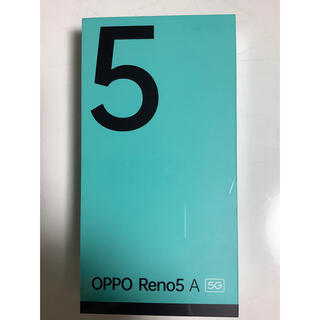 OPPO - OPPO Reno5 A eSIM A103OP アイスブルー 新品未使用未開封