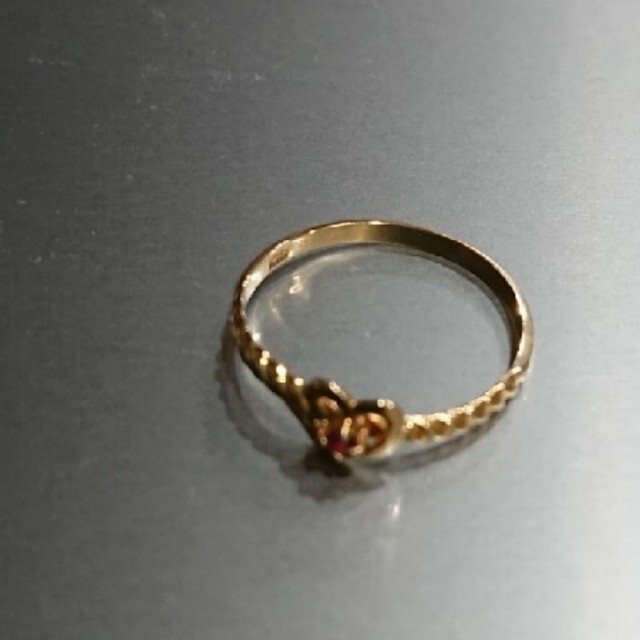 k18ルビーリング  k18リング 18金 レディースのアクセサリー(リング(指輪))の商品写真