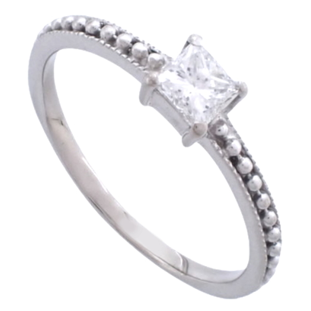 ノーブランドリング・指輪 ダイヤモンド リング K18ホワイトゴールド WG シルバー銀 40802028131