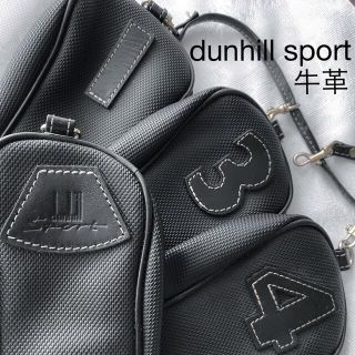 ダンヒル(Dunhill)のdunhill sport ゴルフ ヘッドカバー ダンヒルスポーツ 牛革 父の日(クラブ)