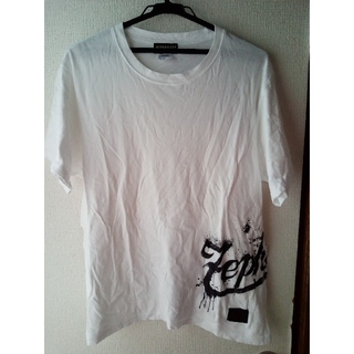 Zephyren　半袖　Tシャツ　L　ホワイト(Tシャツ/カットソー(半袖/袖なし))