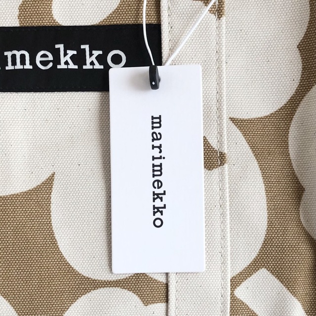 marimekko(マリメッコ)のリリー様専用 新品 マリメッコ UNIKKO SEIDI トートバッグ ベージュ レディースのバッグ(トートバッグ)の商品写真