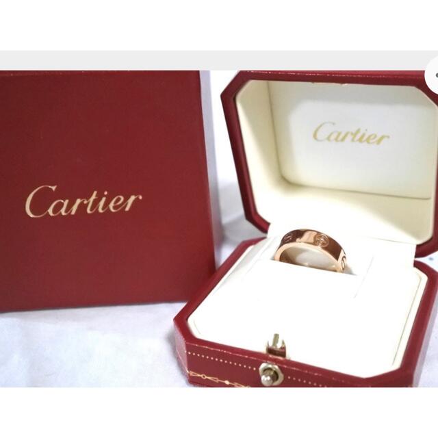 かわいい！ Cartier - カルティエ ラブリング ピンクゴールド 52 9号