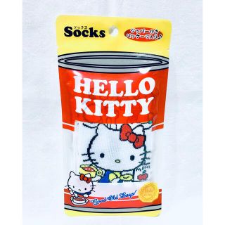 サンリオ(サンリオ)のHELLO KITTY ハローキティ ソックス ジッパー付きパッケージ入り 缶(ソックス)