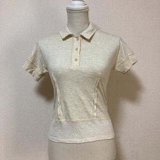 ミュウミュウ(miumiu)のミュウミュウ　プルオーバー  カットソー　Tシャツ　ポロシャツ(Tシャツ(半袖/袖なし))